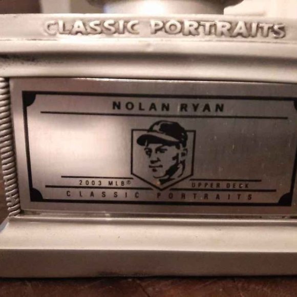 Nolan Ryan 2003 Upper Deck Classic Portraits Statue/Bust- Hall of Famer - Picture 4 of 5